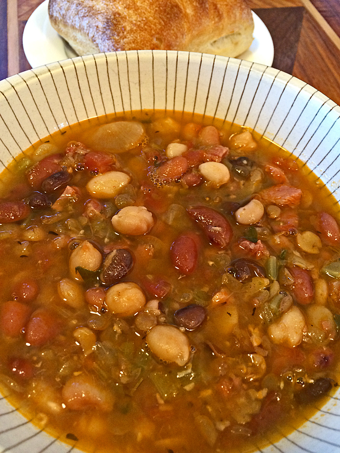 15 Bean Soup With Smoked Ham Let s Cook With Bry 